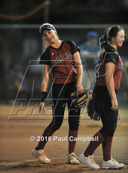Thumbnail 2 in Desert Ridge vs Pinnacle (Desert Mountain Softball Invitational)  photogallery.