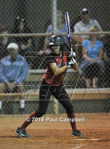 Thumbnail 2 in Desert Ridge vs Pinnacle (Desert Mountain Softball Invitational)  photogallery.