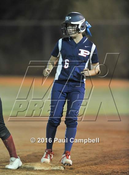 Thumbnail 2 in Desert Ridge vs Pinnacle (Desert Mountain Softball Invitational)  photogallery.