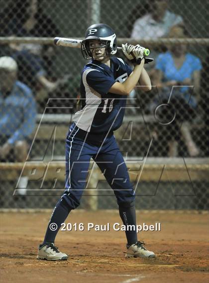 Thumbnail 3 in Desert Ridge vs Pinnacle (Desert Mountain Softball Invitational)  photogallery.