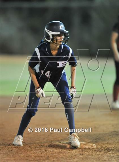 Thumbnail 1 in Desert Ridge vs Pinnacle (Desert Mountain Softball Invitational)  photogallery.