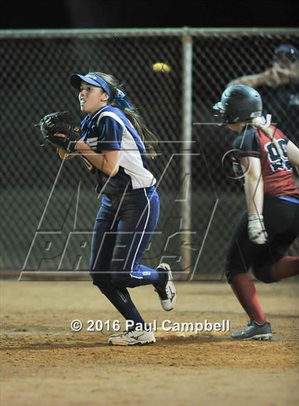 Thumbnail 3 in Desert Ridge vs Pinnacle (Desert Mountain Softball Invitational)  photogallery.