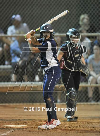 Thumbnail 1 in Desert Ridge vs Pinnacle (Desert Mountain Softball Invitational)  photogallery.
