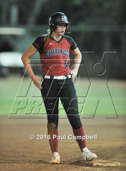 Thumbnail 1 in Desert Ridge vs Pinnacle (Desert Mountain Softball Invitational)  photogallery.