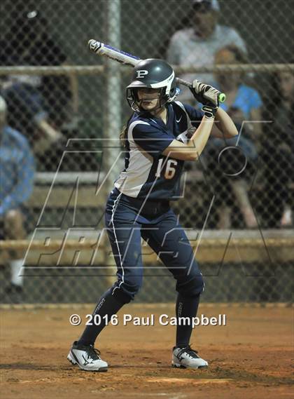 Thumbnail 1 in Desert Ridge vs Pinnacle (Desert Mountain Softball Invitational)  photogallery.