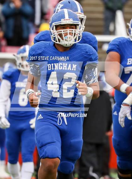 Thumbnail 2 in East vs. Bingham (UHSAA 6A Final) photogallery.