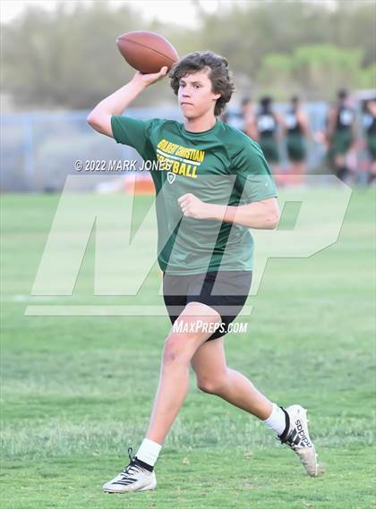 Thumbnail 1 in Gilbert Christian vs. Trivium Prep (O'Connor 7 on 7 Tournament) photogallery.