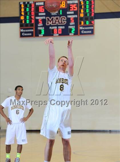 Thumbnail 2 in MBCA All-Star Game (Blue vs Maroon) photogallery.