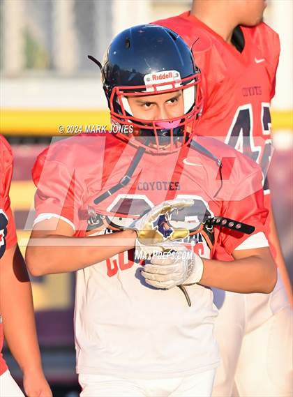 Thumbnail 3 in Highland vs. Centennial  (Scrimmage at Mountain Pointe) photogallery.