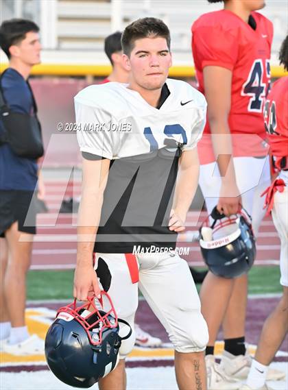 Thumbnail 3 in Highland vs. Centennial  (Scrimmage at Mountain Pointe) photogallery.