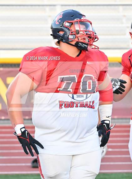 Thumbnail 2 in Highland vs. Centennial  (Scrimmage at Mountain Pointe) photogallery.