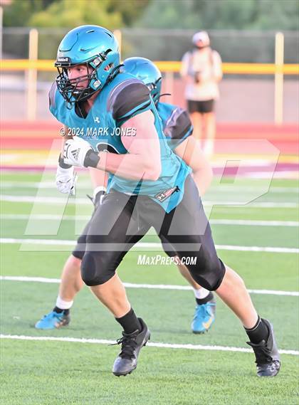 Thumbnail 3 in Highland vs. Centennial  (Scrimmage at Mountain Pointe) photogallery.