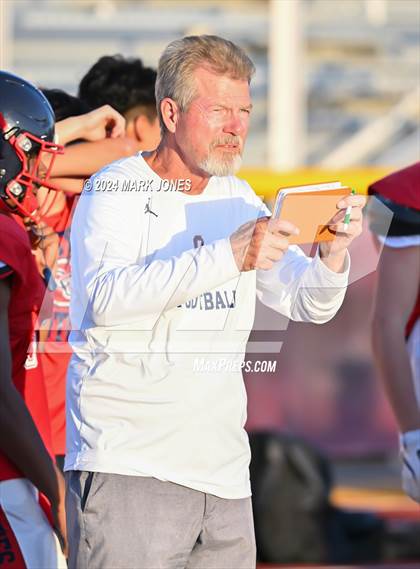Thumbnail 2 in Highland vs. Centennial  (Scrimmage at Mountain Pointe) photogallery.
