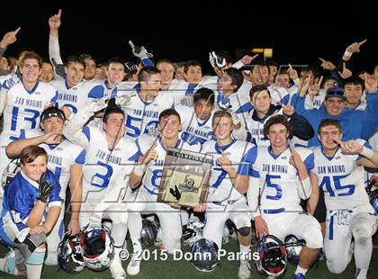 Thumbnail 3 in San Marino @ Charter Oak (CIF SS Central Division Final) photogallery.