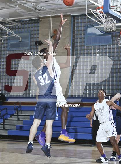 Thumbnail 3 in Bishop Loughlin vs Archbishop Molloy (CHSAA Spring Basketball Tournament) photogallery.
