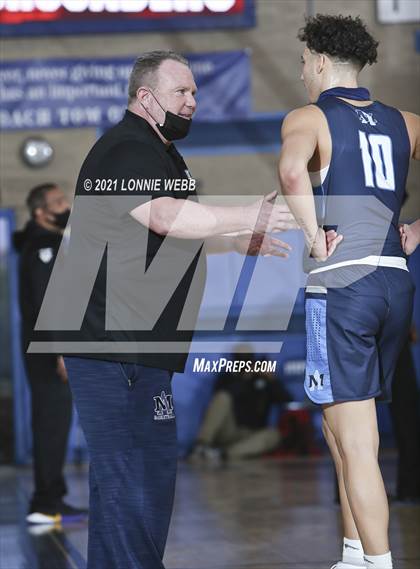 Thumbnail 3 in Bishop Loughlin vs Archbishop Molloy (CHSAA Spring Basketball Tournament) photogallery.