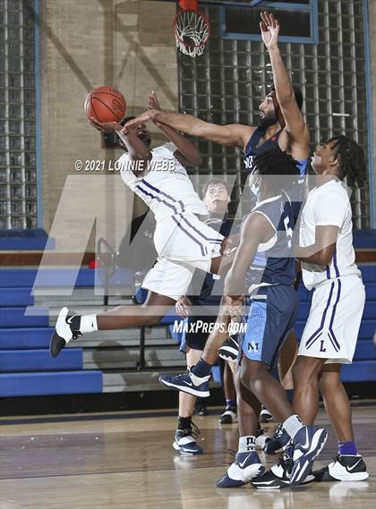 Thumbnail 3 in Bishop Loughlin vs Archbishop Molloy (CHSAA Spring Basketball Tournament) photogallery.