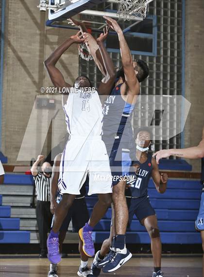 Thumbnail 3 in Bishop Loughlin vs Archbishop Molloy (CHSAA Spring Basketball Tournament) photogallery.