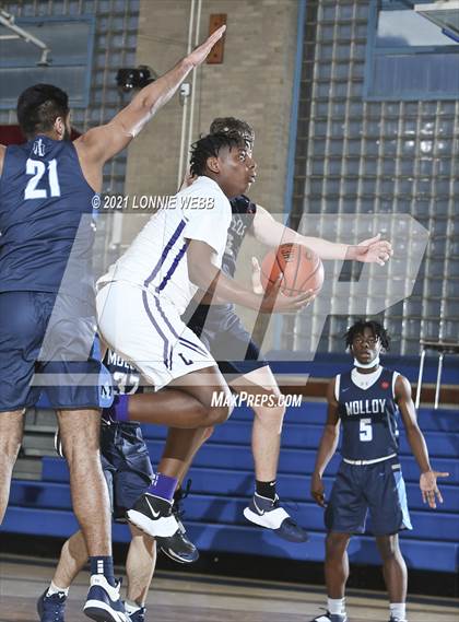 Thumbnail 3 in Bishop Loughlin vs Archbishop Molloy (CHSAA Spring Basketball Tournament) photogallery.