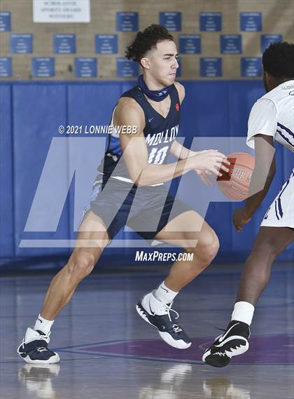 Thumbnail 1 in Bishop Loughlin vs Archbishop Molloy (CHSAA Spring Basketball Tournament) photogallery.