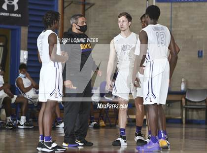 Thumbnail 3 in Bishop Loughlin vs Archbishop Molloy (CHSAA Spring Basketball Tournament) photogallery.