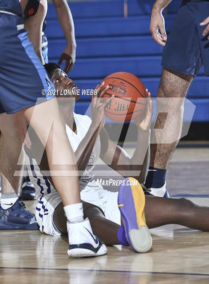 Thumbnail 2 in Bishop Loughlin vs Archbishop Molloy (CHSAA Spring Basketball Tournament) photogallery.