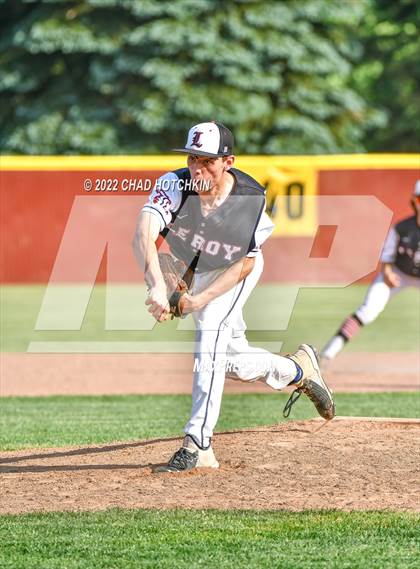 Thumbnail 3 in Leroy vs Haverling (NYSPHSAA Section 5 Class B2 Final) photogallery.