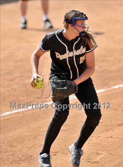 Thumbnail 2 in Pomona Catholic vs. Palos Verdes Peninsula (Woodbridge Tournament) photogallery.