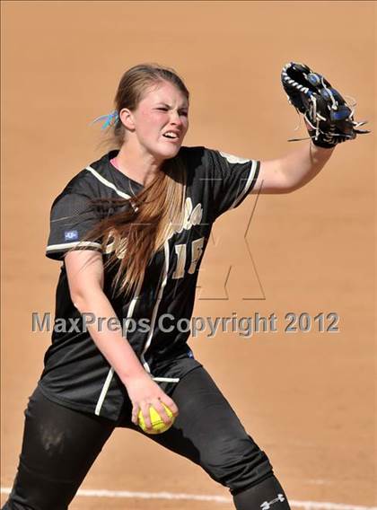 Thumbnail 3 in Pomona Catholic vs. Palos Verdes Peninsula (Woodbridge Tournament) photogallery.