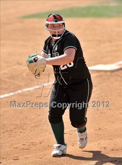 Thumbnail 2 in Pomona Catholic vs. Palos Verdes Peninsula (Woodbridge Tournament) photogallery.