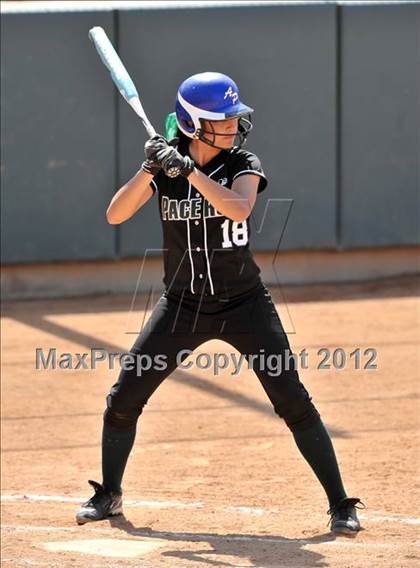 Thumbnail 3 in Pomona Catholic vs. Palos Verdes Peninsula (Woodbridge Tournament) photogallery.