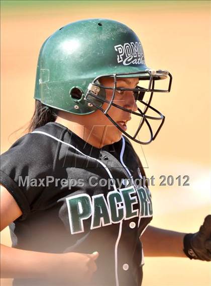 Thumbnail 2 in Pomona Catholic vs. Palos Verdes Peninsula (Woodbridge Tournament) photogallery.