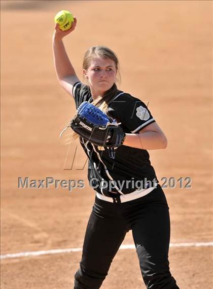 Thumbnail 3 in Pomona Catholic vs. Palos Verdes Peninsula (Woodbridge Tournament) photogallery.