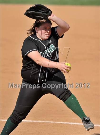 Thumbnail 3 in Pomona Catholic vs. Palos Verdes Peninsula (Woodbridge Tournament) photogallery.