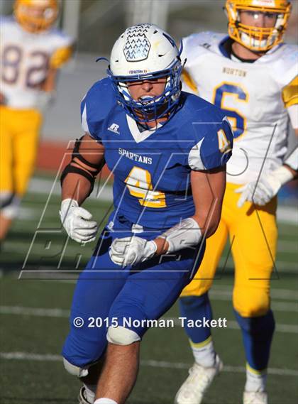 Thumbnail 2 in Collegiate vs. Norton (KSHSAA 3A 3rd Round) photogallery.