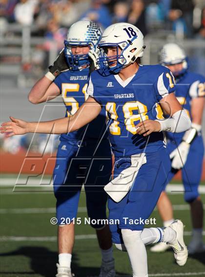 Thumbnail 2 in Collegiate vs. Norton (KSHSAA 3A 3rd Round) photogallery.