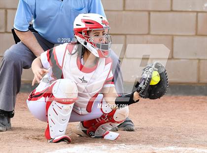 Thumbnail 2 in Mineral Wells vs Alvord (Jacksboro Softball Tournament) photogallery.