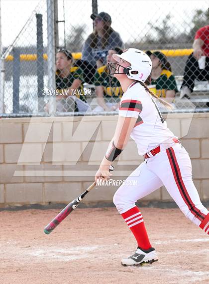 Thumbnail 1 in Mineral Wells vs Alvord (Jacksboro Softball Tournament) photogallery.