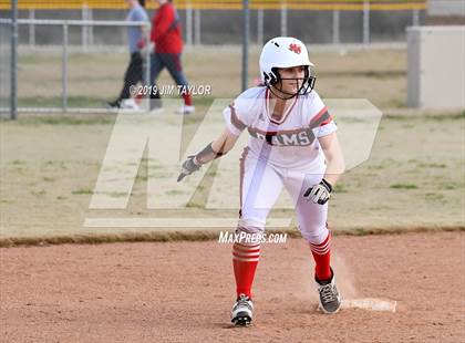 Thumbnail 3 in Mineral Wells vs Alvord (Jacksboro Softball Tournament) photogallery.