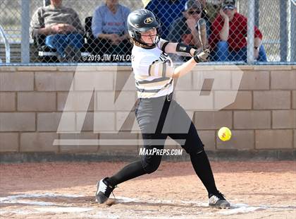 Thumbnail 2 in Mineral Wells vs Alvord (Jacksboro Softball Tournament) photogallery.