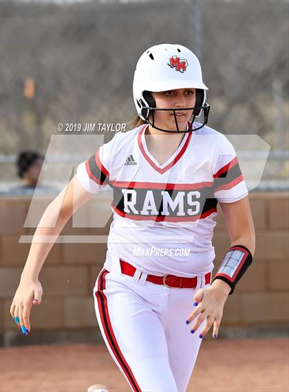 Thumbnail 3 in Mineral Wells vs Alvord (Jacksboro Softball Tournament) photogallery.