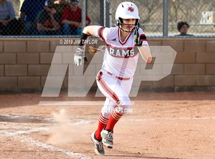 Thumbnail 2 in Mineral Wells vs Alvord (Jacksboro Softball Tournament) photogallery.