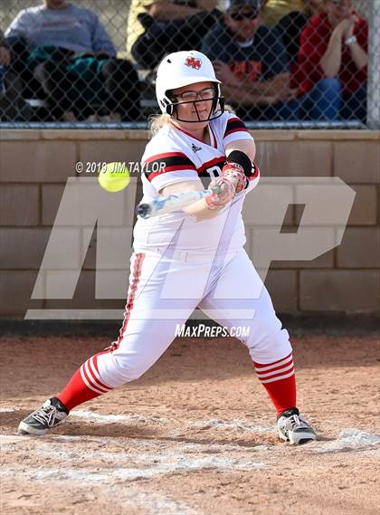 Thumbnail 1 in Mineral Wells vs Alvord (Jacksboro Softball Tournament) photogallery.