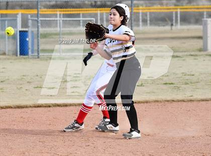 Thumbnail 1 in Mineral Wells vs Alvord (Jacksboro Softball Tournament) photogallery.