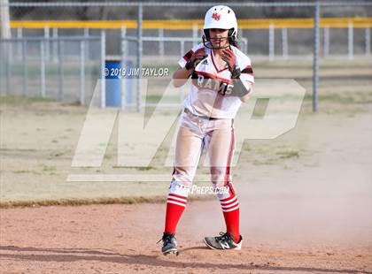 Thumbnail 1 in Mineral Wells vs Alvord (Jacksboro Softball Tournament) photogallery.