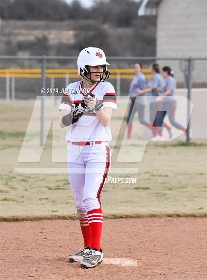 Thumbnail 1 in Mineral Wells vs Alvord (Jacksboro Softball Tournament) photogallery.