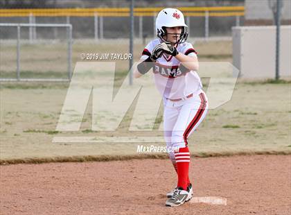 Thumbnail 2 in Mineral Wells vs Alvord (Jacksboro Softball Tournament) photogallery.