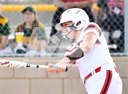 Thumbnail 3 in Mineral Wells vs Alvord (Jacksboro Softball Tournament) photogallery.
