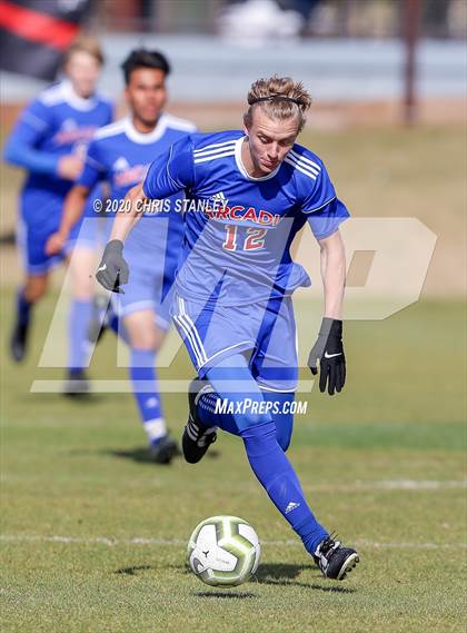 Thumbnail 3 in Arcadia vs. Hawaii Prep (Arizona Soccer Showcase) photogallery.
