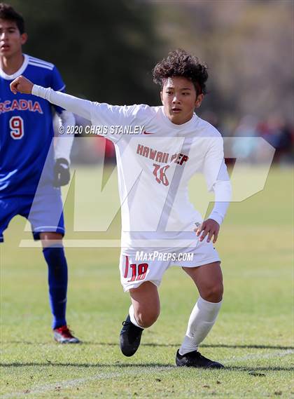 Thumbnail 2 in Arcadia vs. Hawaii Prep (Arizona Soccer Showcase) photogallery.